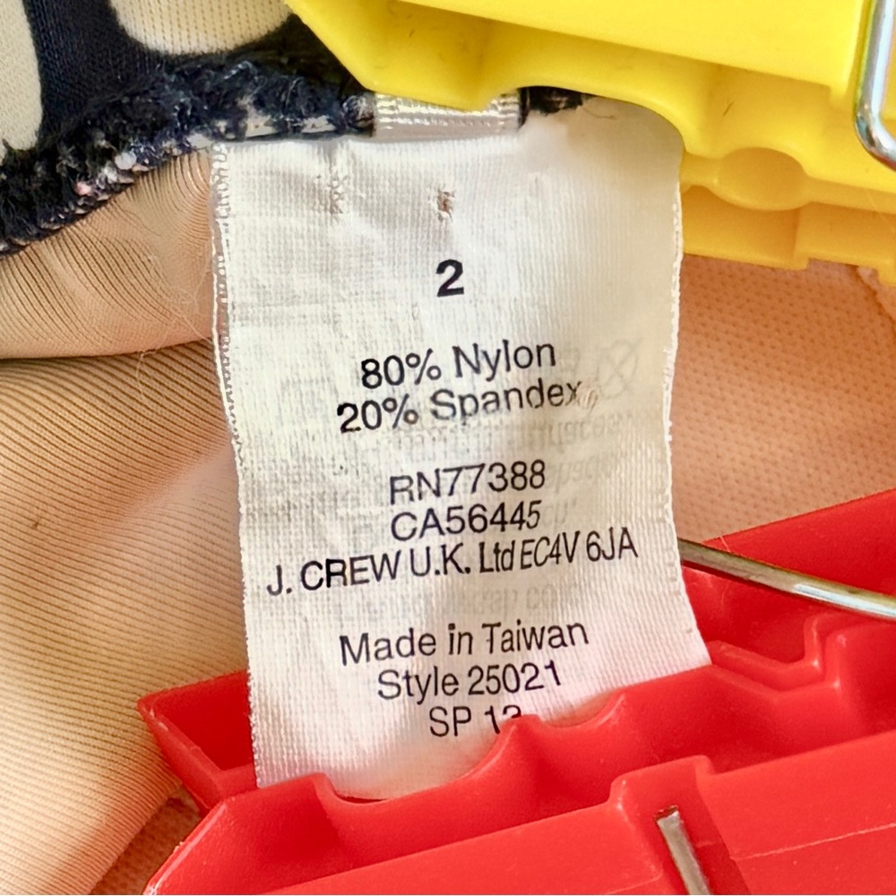 J. Crew Navy and White Polka Dot Swimsuit (size 2) - Picture 12 of 13